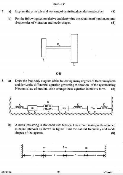 Rajasthan Technical University RTU Noise, Vibration And Harshness Model ...